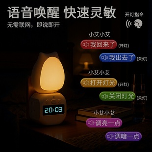 Recommended night light with clock|1688 cost-effective eye protection night light