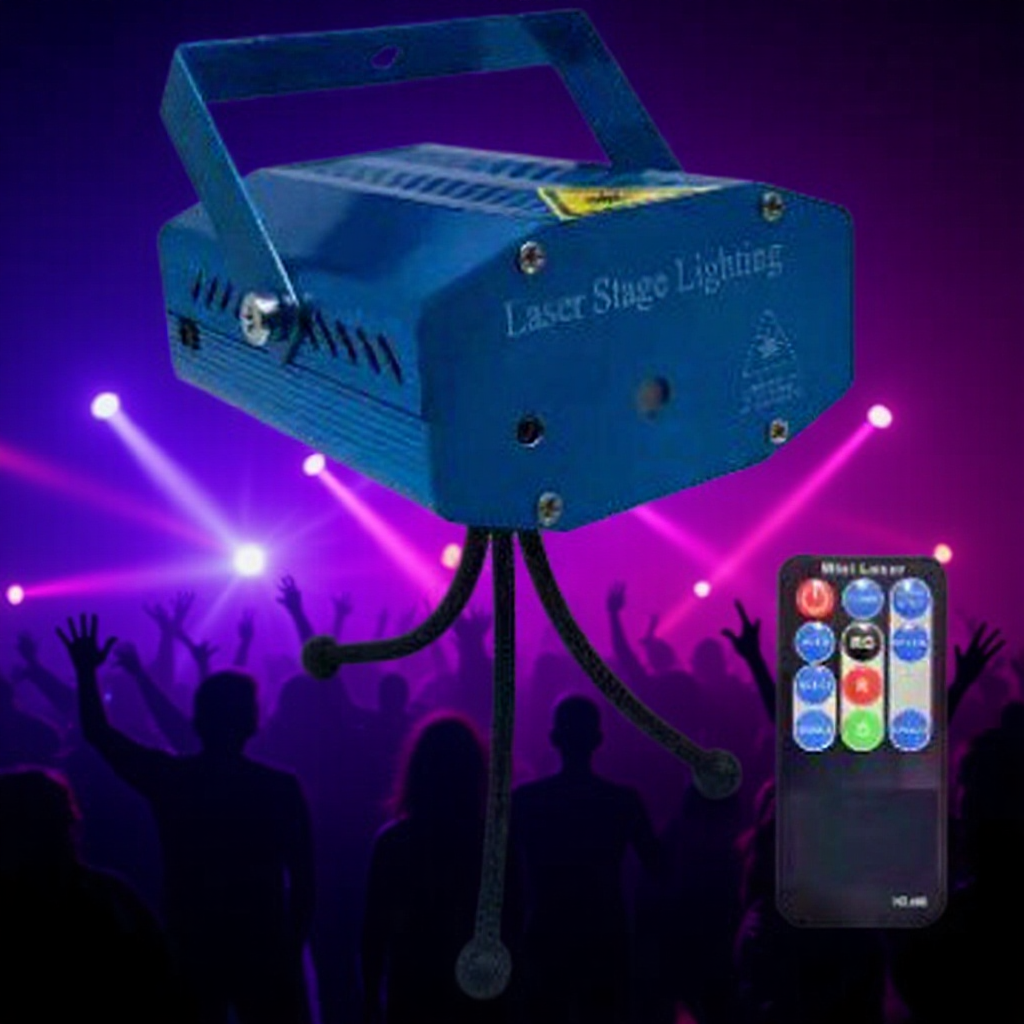 Remote Control Laser Projection Lamp Living Room Lamp Bar Voice Controlled Atmosphere Lamp Outdoor Chandelier Home Bedroom Bedside Fantasy