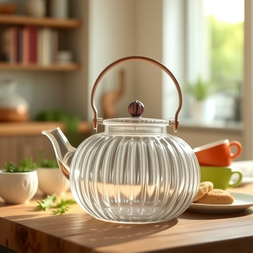 Sant Japanese style high temperature resistant glass tea pot with filter wood beam thickened glass tea pot electric pottery stove boiled tea pot