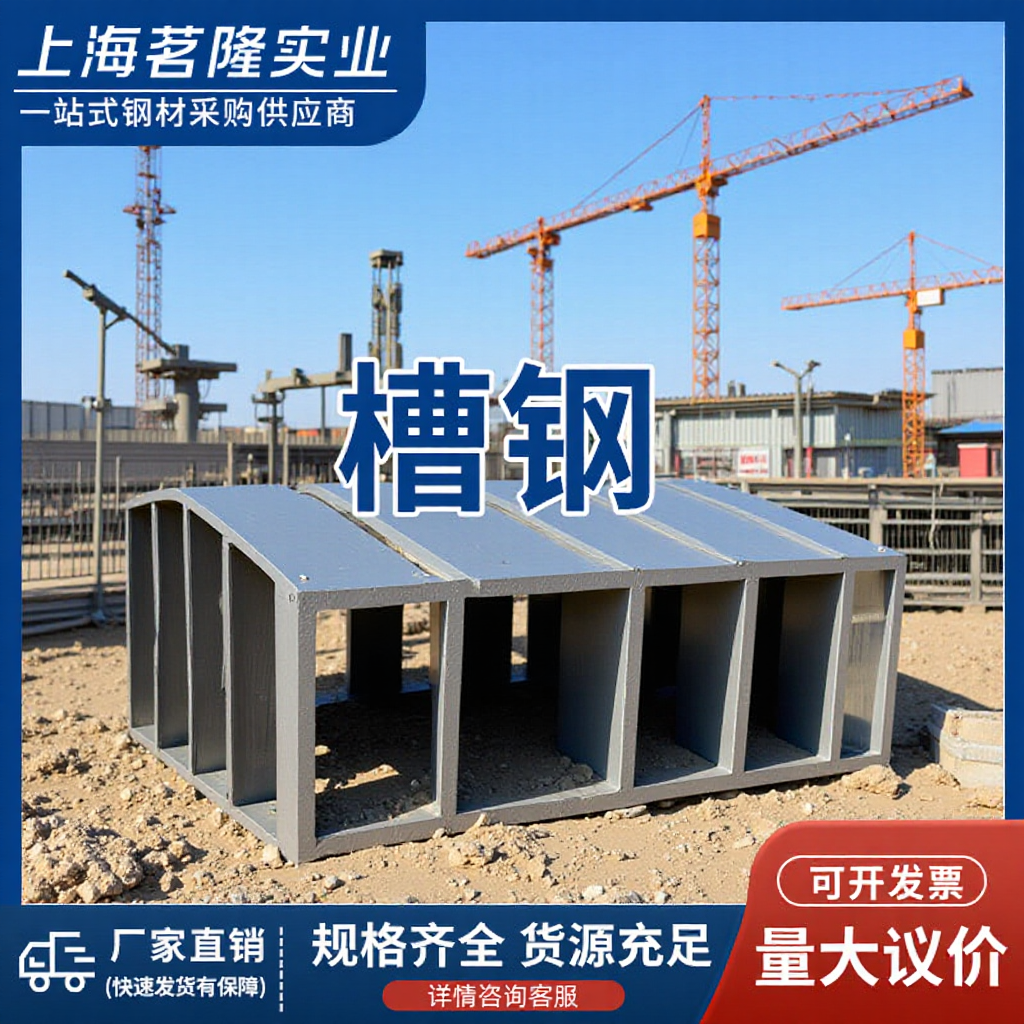 槽钢厂家批发热轧黑料槽钢可定尺切割代加工槽钢Q235B Q355