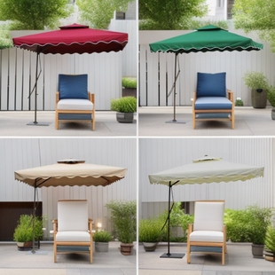 Wholesale Wrench Umbrella Side Umbrella Courtyard Beach Exhibition Activities Leisure Beach Advertising Sunshade