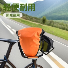 マウンテンバイク用サイドバッグ、自立式、折りたたみ自転車用防水バッグ、軽量防水