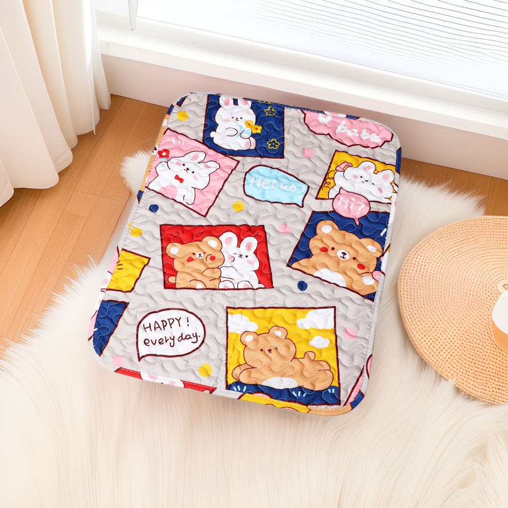 Alfombra de mascotas para perros, perros, gatos y gatos, almohadilla de algodón especial para dormir, verano antideslizante, cuatro estaciones universales