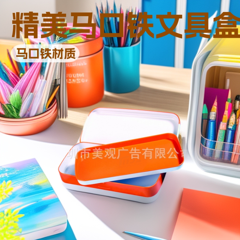 源头厂家 优惠供应精美马口铁ML-157文具盒