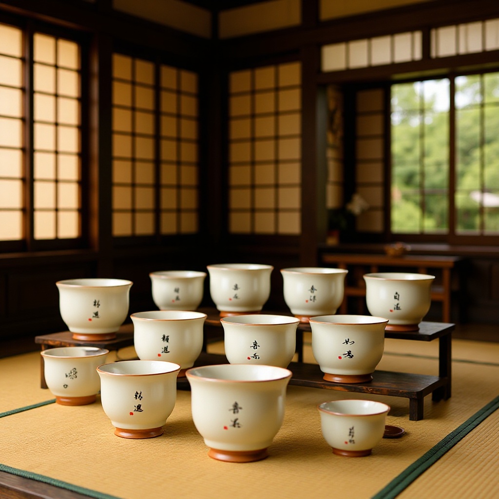 Ruyao Master Cup Single Tea Set, Light Luxury Retro Gift Tea Cup