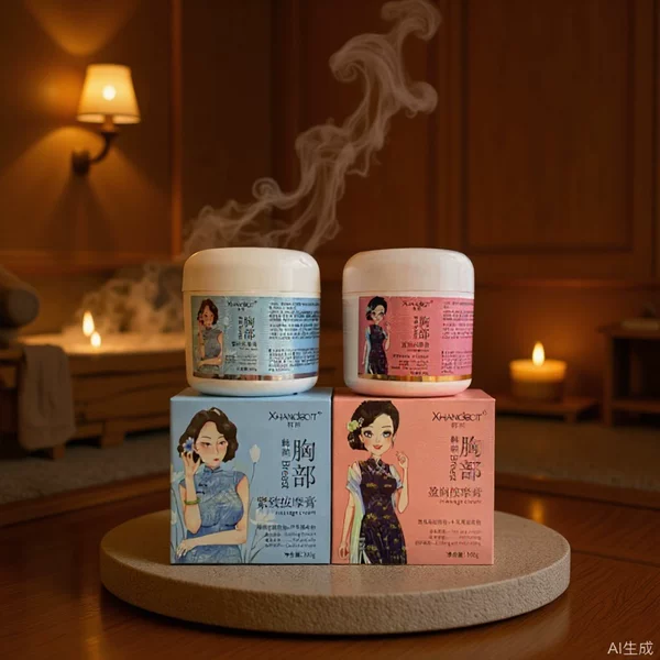 Directly from the Manufacturer: 300g Hanxi Breast Firming Massage Cream, Breast Moisturizing Massage Cream (Kudzu Root + Papaya)