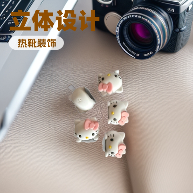 立体KT公仔KITTY 热靴盖数码配件热靴装饰盖 相机热靴盖