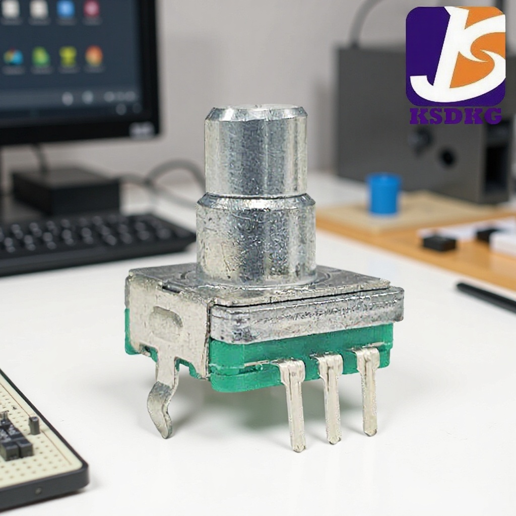 厂家批发 RS11旋转编码器 无限旋转5脚带开关 增量式编码开关