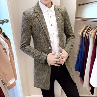 2025 men's casual suit Korean slim suit fashion men's tide cotton and linen suit men's coat a generation of hair