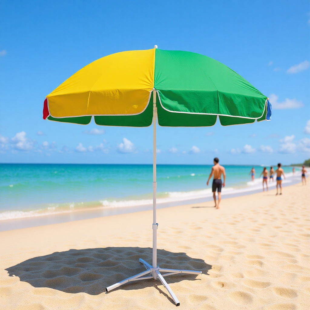 Sun Umbrella Factory Wholesale Outdoor Advertising Sun Umbrellas for Stalls and Market Stalls, Large Beach Umbrellas with Custom Logo