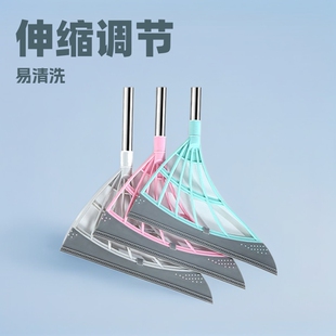 Magic Broom wholesale bathroom hair wiper retractable broom bathroom glass integrated wiper mop