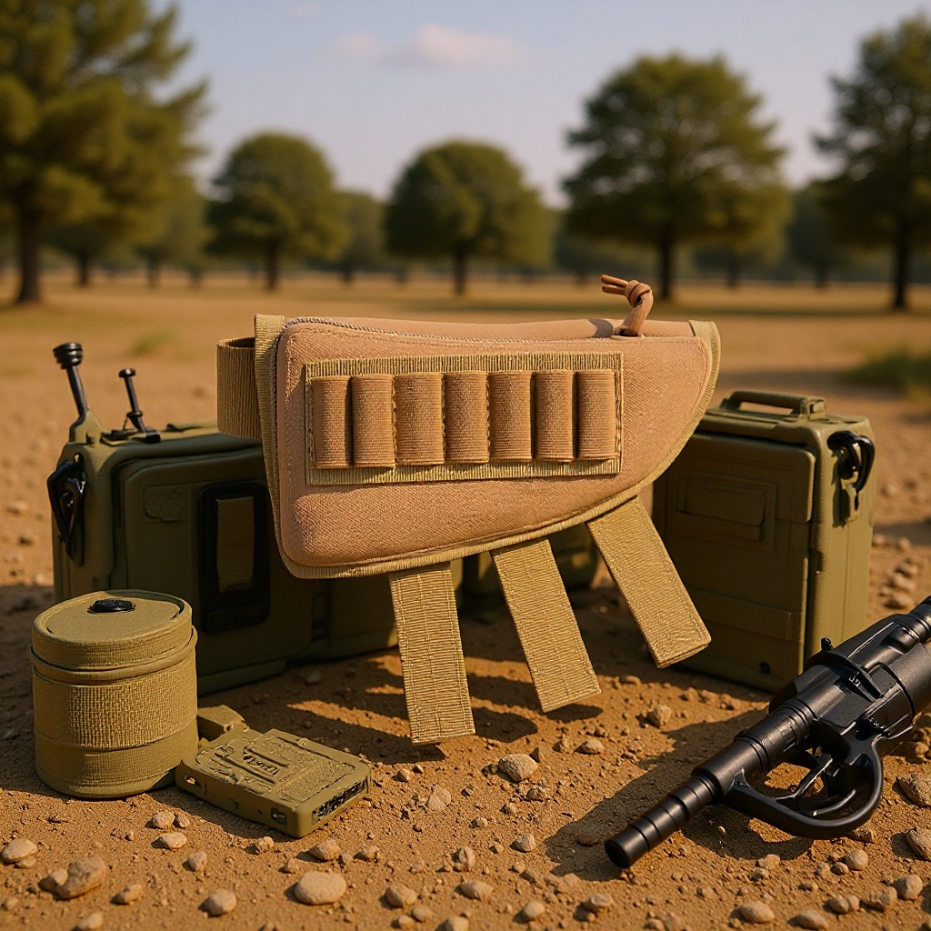 7 + 7 agujeros de doble capa de arma de fuego militar camuflado al aire libre bolsa de accesorios de base de balas tácticas multifuncional funda