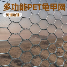 PET龟甲网六角网多种规格网孔用于海洋养殖、坡道防护河道治理等