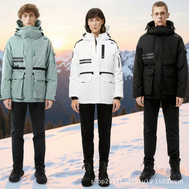 Professional Outdoor Helly Hansen Windproof and Waterproof down Jacket for Men and Women