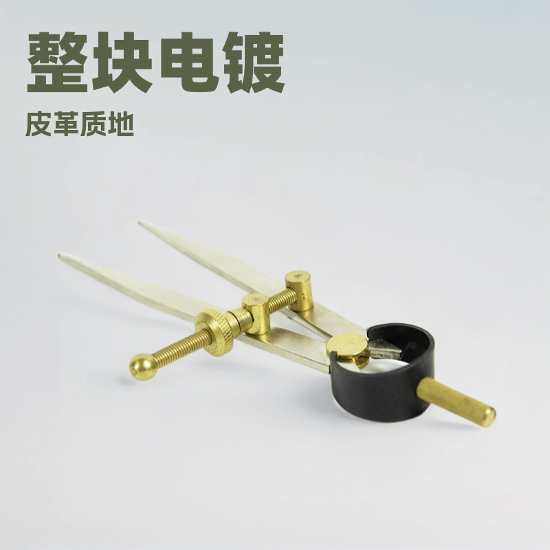 Инструмент для разметки Baozhu: гальванизированный разметочный циркуль с плоскими ножами, микрометр для кожи, промышленный циркуль-пресс для разметки линий