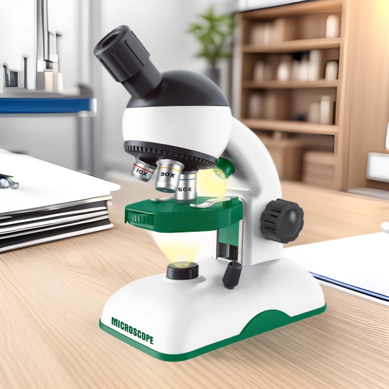 Строго отобранный оптический микроскоп 2400X номер био детский научный эксперимент игрушка маленькая средняя школа подарок профессиональный HD