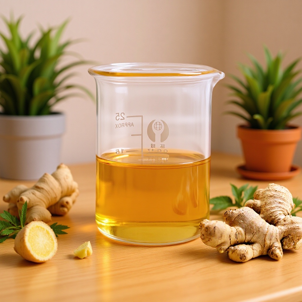 蒸馏生姜精油食品级无辣感芳疗熏香调香浓香生姜油厂家批发1kg