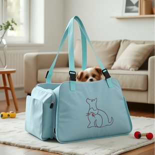 Pet Car Bag, Dog and Cat Outing Cross-Body Bag, Portable Pet Bag, Portable Travel Flight Case