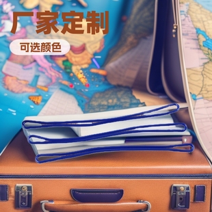 Factory batch luggage tag strap hair color PVC plastic soft rubber hanging rope lanyard color can be selected