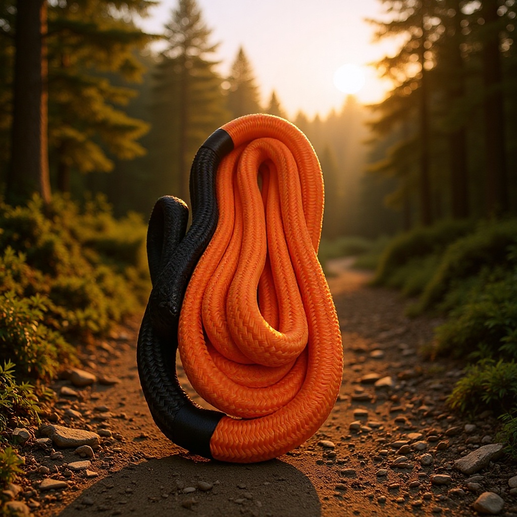 厂家直营 尼龙拖车绳   户外越野汽车救援25mm*9m