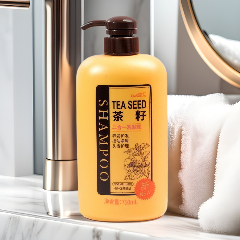 Wholesale Polygonum multiflorum shampoo black sesame ginger shampoo anti-dandruff genuine goods refreshing shampoo