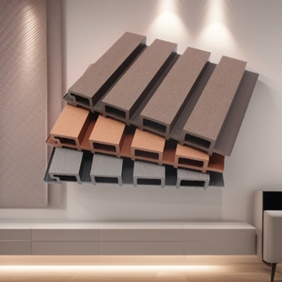 Bedroom Wpc Outdoor Plastic Wood Great Wall Board House Courtyard Corridor Wall Board Fence Board Anti-Slip Anti-Corrosion Sunscreen Board