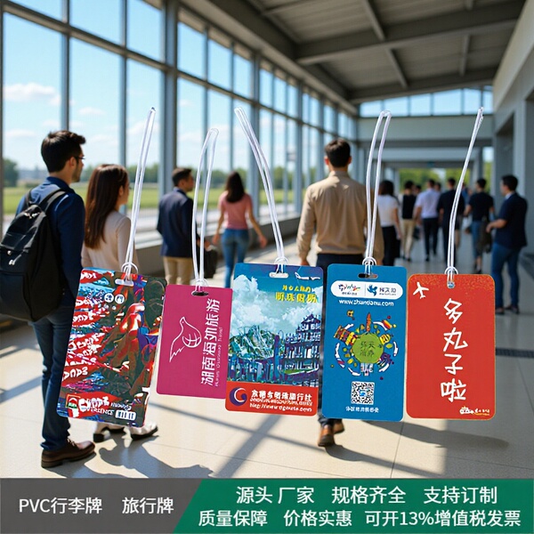 Wear-resistant luggage tag PVC