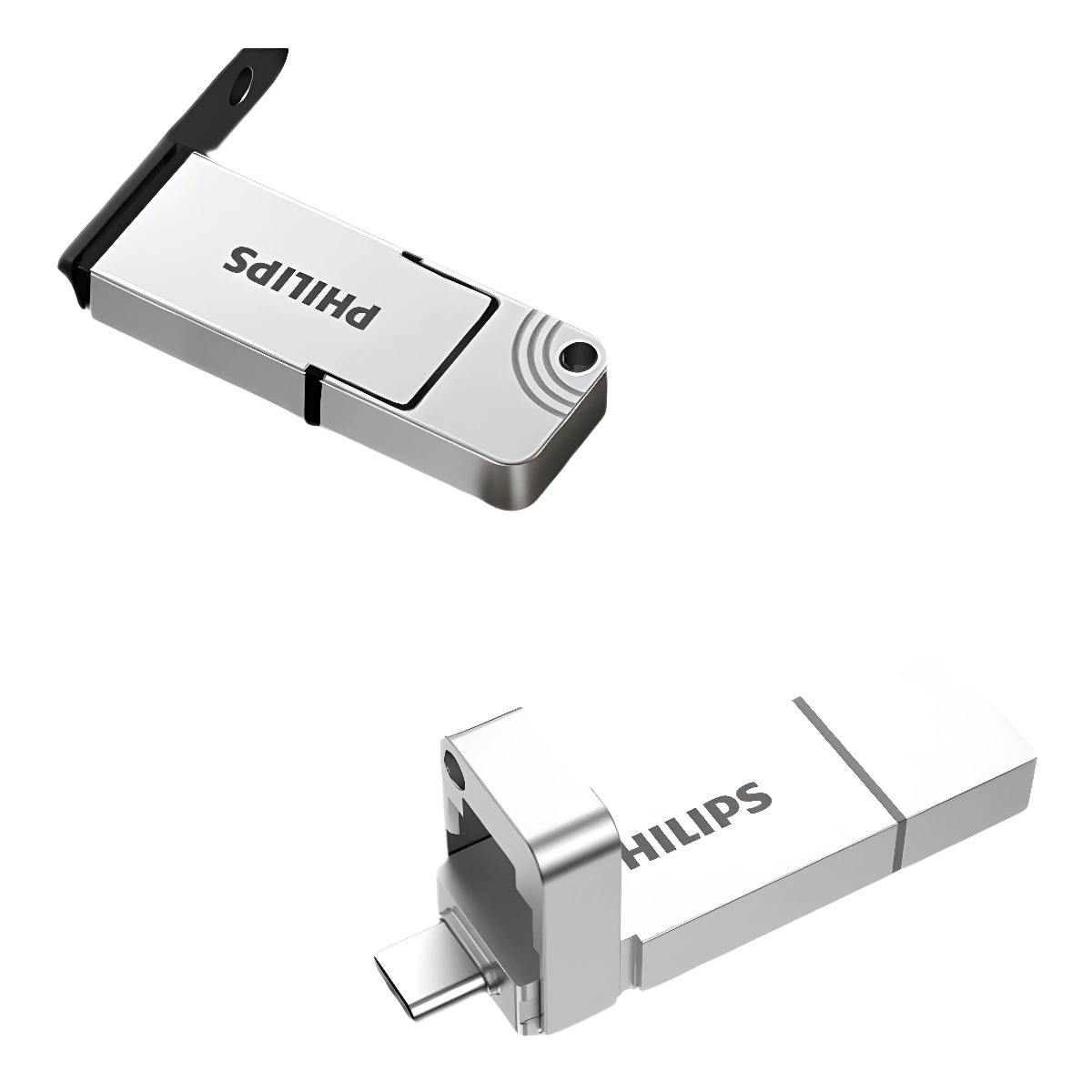 Philips/Philips 11UT высокоскоростной твердотельный U диск USB3.2 Type-C металлический вращающийся U диск большой емкости