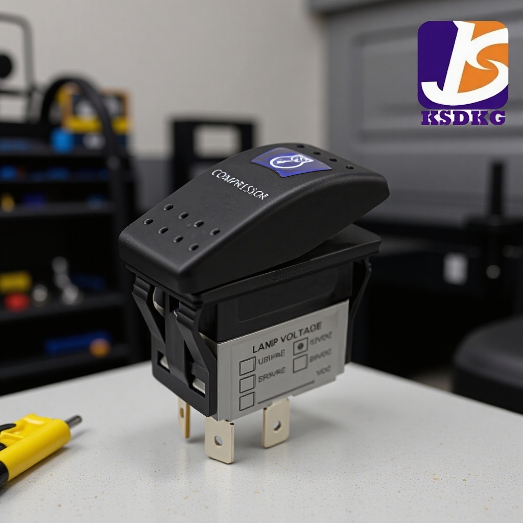 销售 船型翘板开关 X5车用开关 三脚船型开关 防水汽车开关