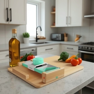 One-Handed Wooden Cutting Board Kitchen Countertop Solid Wood Cutting Board New Fruit Rectangular Wooden Cutting Board