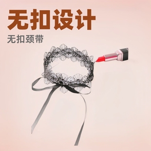 Sexy lingerie accessories collar bow buckle-free neck strap Harajuku neck jewelry lace flower prohibited clavicle chain