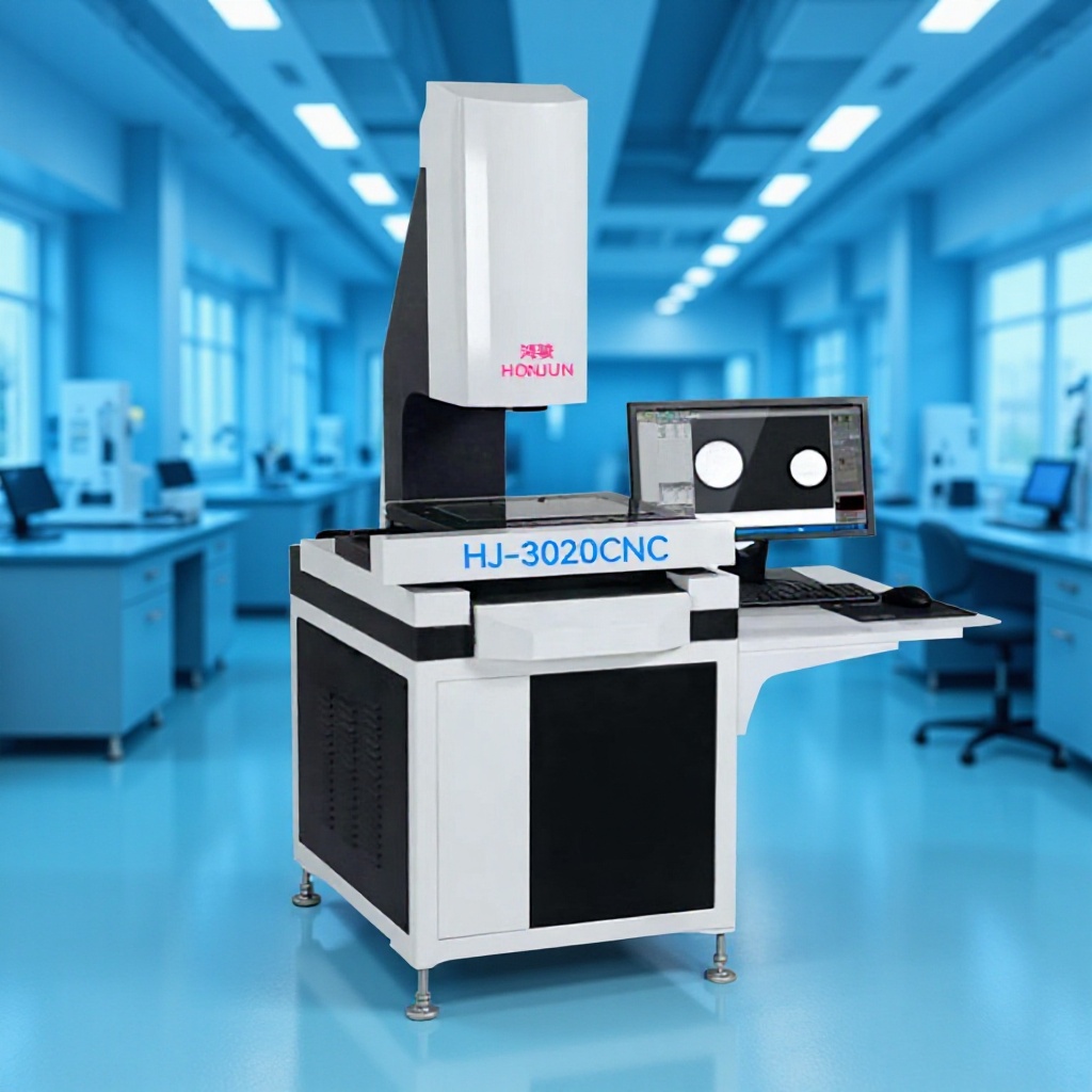 鸿骏手动型二次元厂家二次元影像仪2.5次元影像测量仪操作说明书