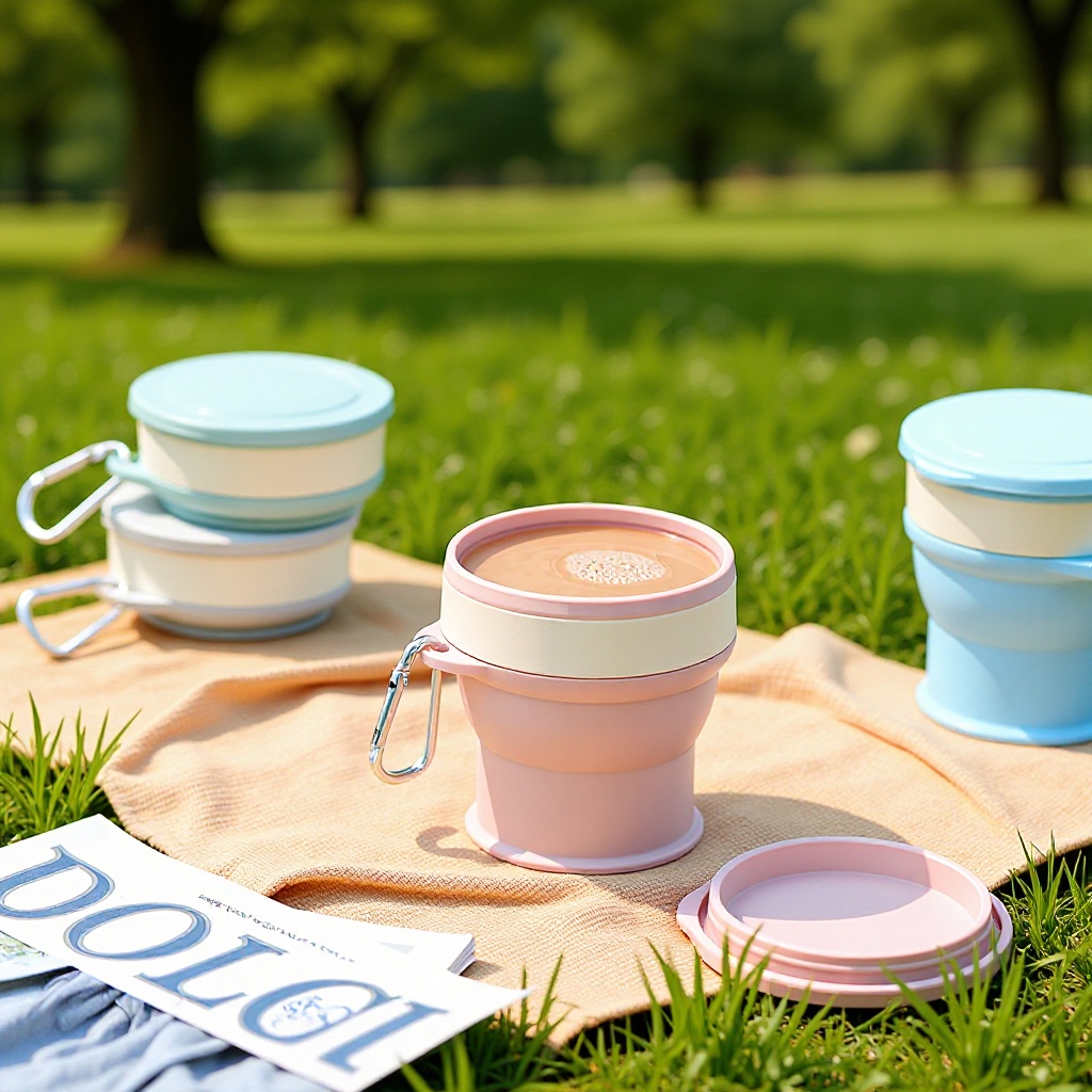 Taza de Café Plegable para Exteriores de Silicona Telescópica para Camping