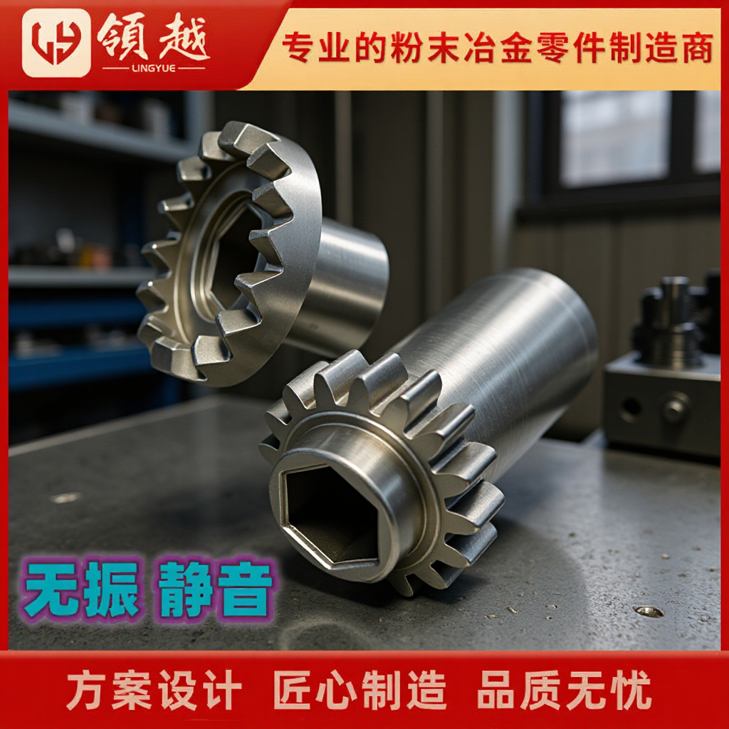 浙江粉末冶金厂家公司金属零件产品无振升降桌齿轮粉末冶金齿轮