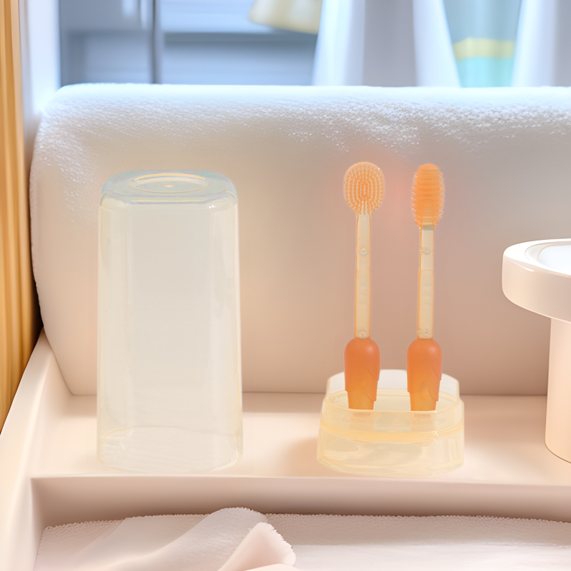 Baby Toothbrush Silicone Tongue Cleaner 0-3 Years Old Baby Oral Brush Silicone Tongue Cleaner Wholesale