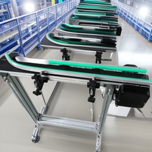 定制无边框防跑偏流水线食品分拣传送带提升机微型输送机