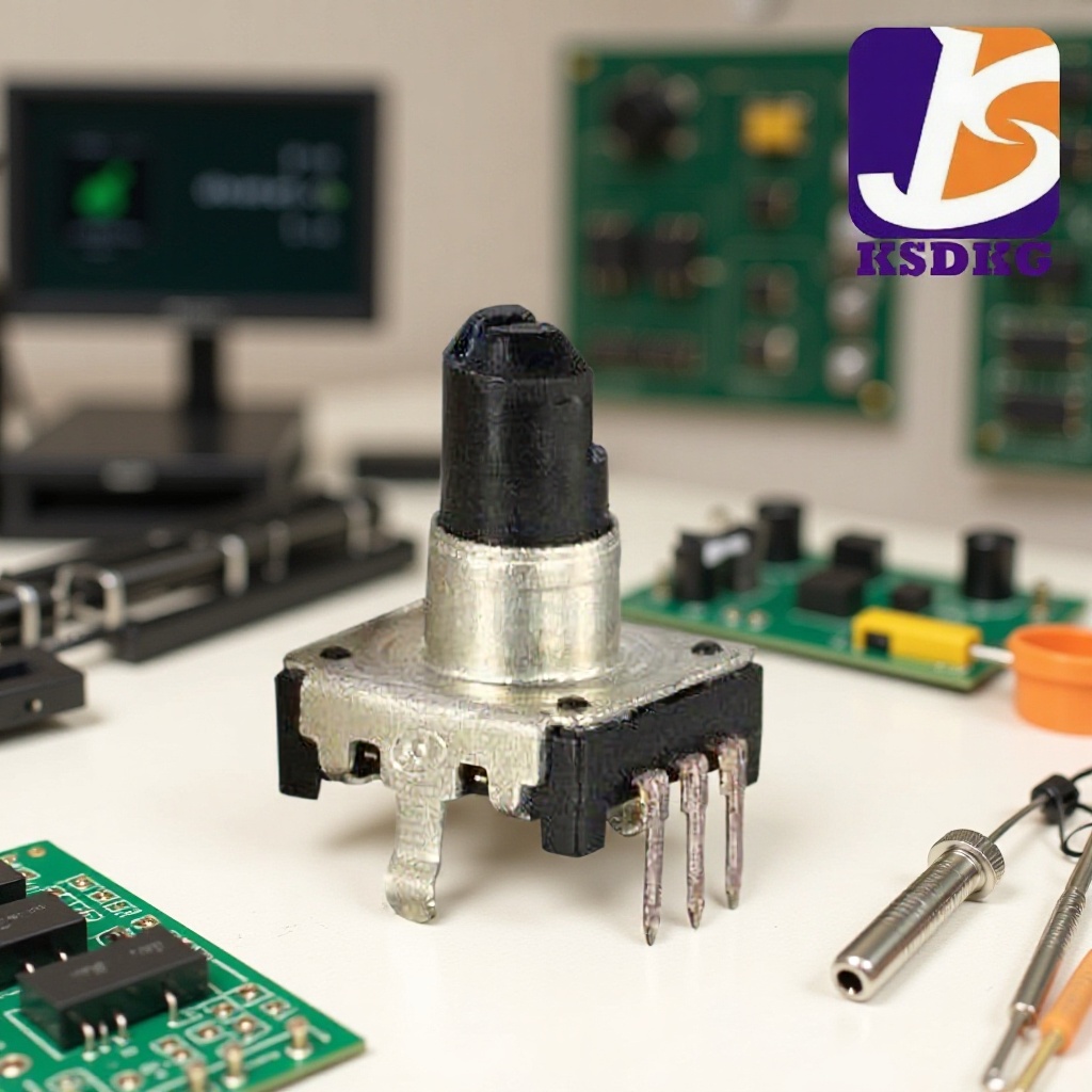 编码器厂家现货 EC-1201S  旋转编码器  音响旋钮开关带按压