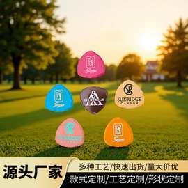 金属帽夹球标厂家定 制高尔夫加工创意金属果岭球叉制作运动用品