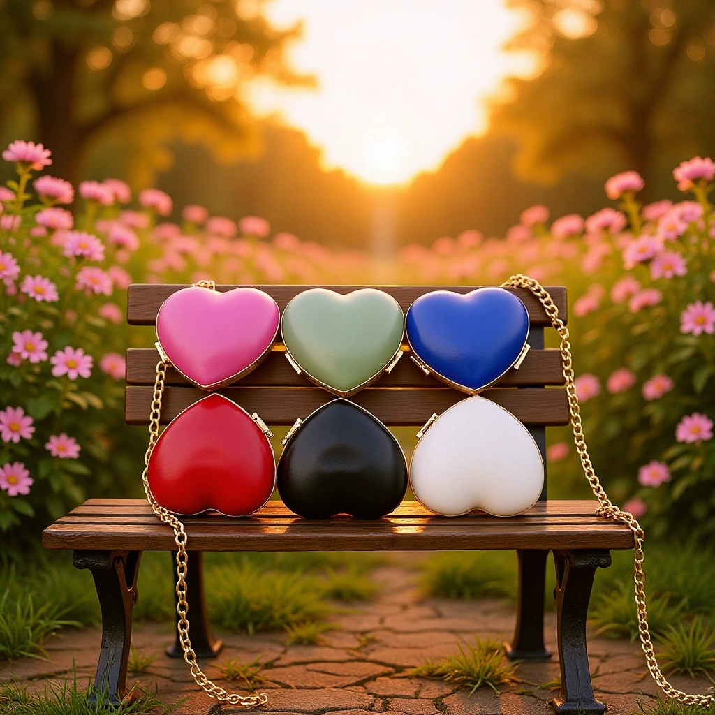 2024 новый стиль любви персиковое сердце сумка дикий винный красный на одно плечо, мини-цепочка сумка модный ужин