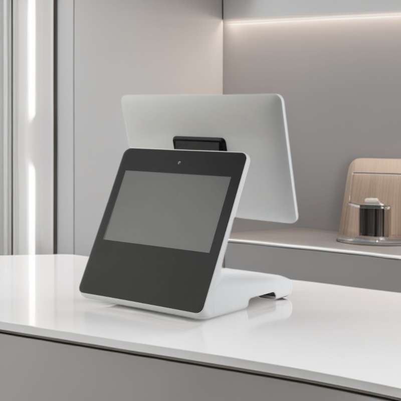 双屏点餐触摸消费机多语言收银触控一体机美团外卖小店专用收银台