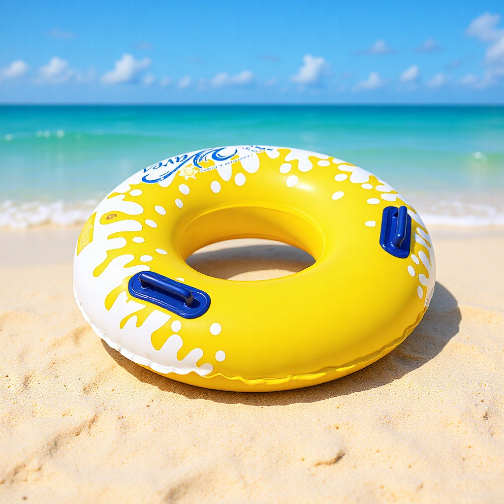 Factory supplies the inflatable water ribbon adult swimming ring