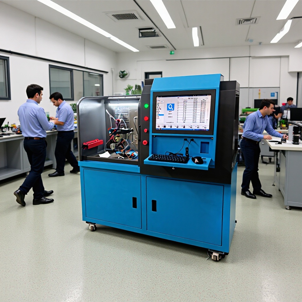 自行标定准确测国六数据系统电喷柴油喷油器CRS318高压共轨试验台