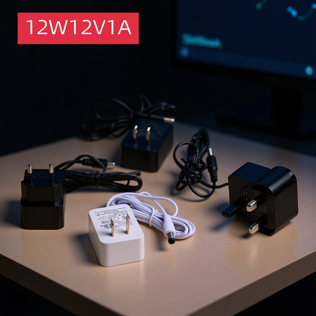 ETL cross-border 12W12V1A power adapter small appliances LED light with massage beauty instrument power supply spot CE