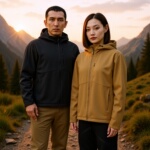 D30软壳带帽外套男女款软壳冲锋衣定 制 秋冬工作服刺绣印制LOGO