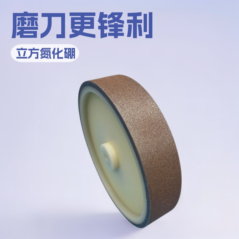 现货刀具研磨10inch磨刀砂轮250mm塑料基体立方碳化硼电镀cbn磨轮