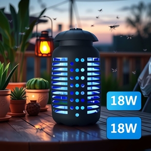 Cross-border fly killer lamp mosquito killer lamp household restaurant 18W electric mosquito killer electric mosquito repellent lamp mosquito repellent lamp multifunctional