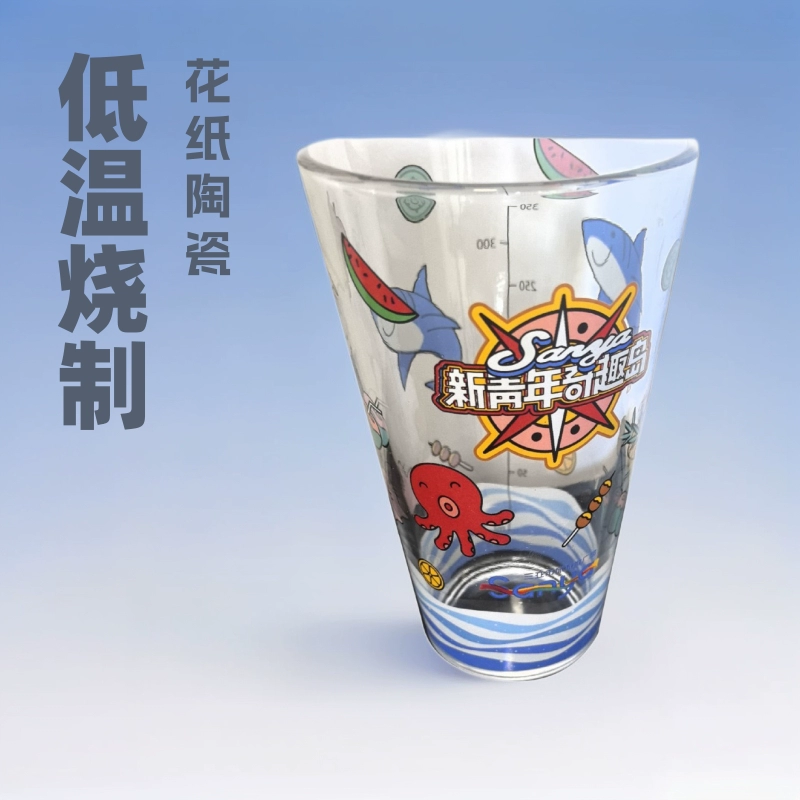 Стеклянная чашка, цветочная бумага, низкотемпературная цветочная бумага, керамическая цветочная бумага, эмалированная цветочная бумага, водная наклейка, стеклянная пластина