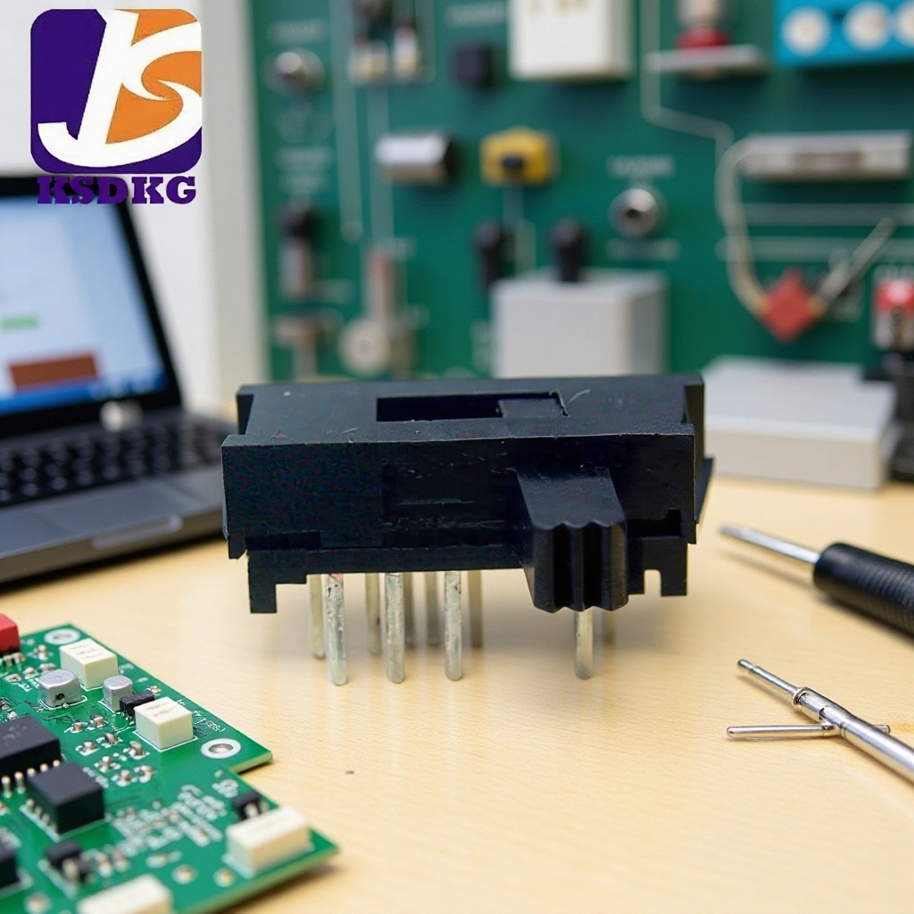 塑胶两档拨动开关卧式  卧式2位滑动开关全塑 横柄式滑动开关2位