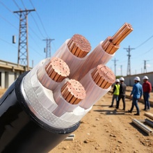 中交投南寧耐火電纜WDZBN-YJY-4*95+1*50平方三相五線充電樁專用