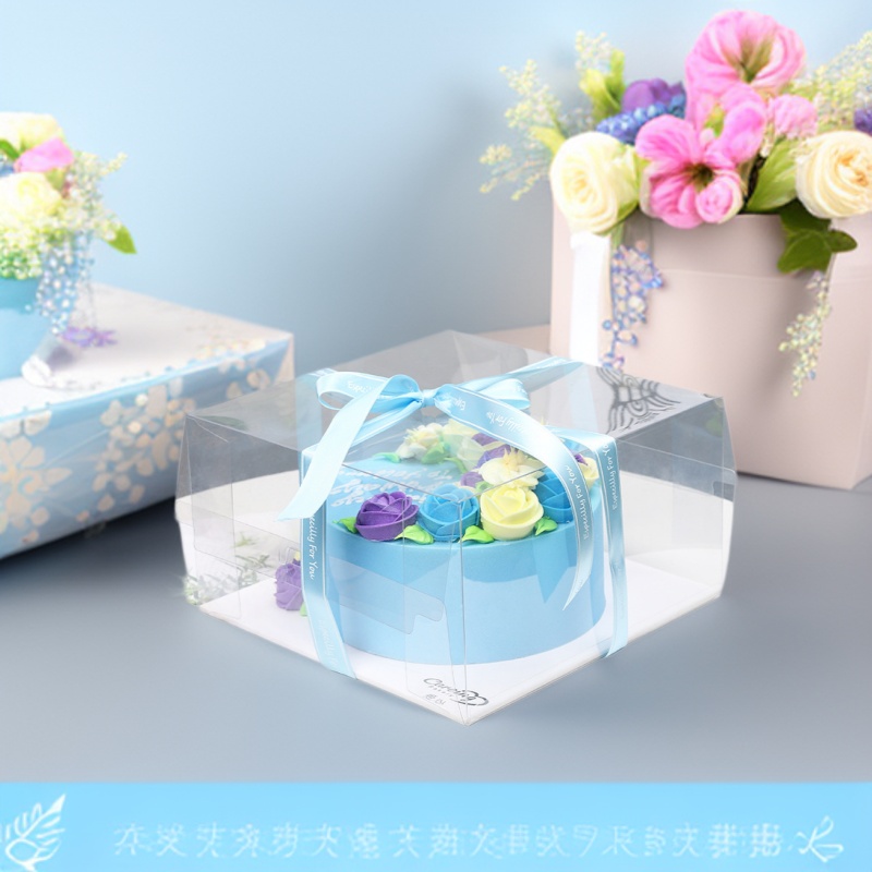 Portable transparent cake box Korean style decorated cake box…